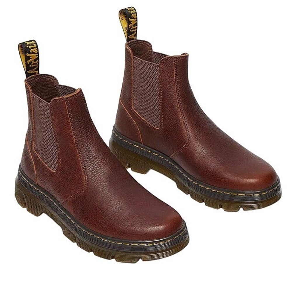 Dr. Martens Embury Ambassador Chelsea Boots Brown Leather Mens 5 Womens 6 NEW